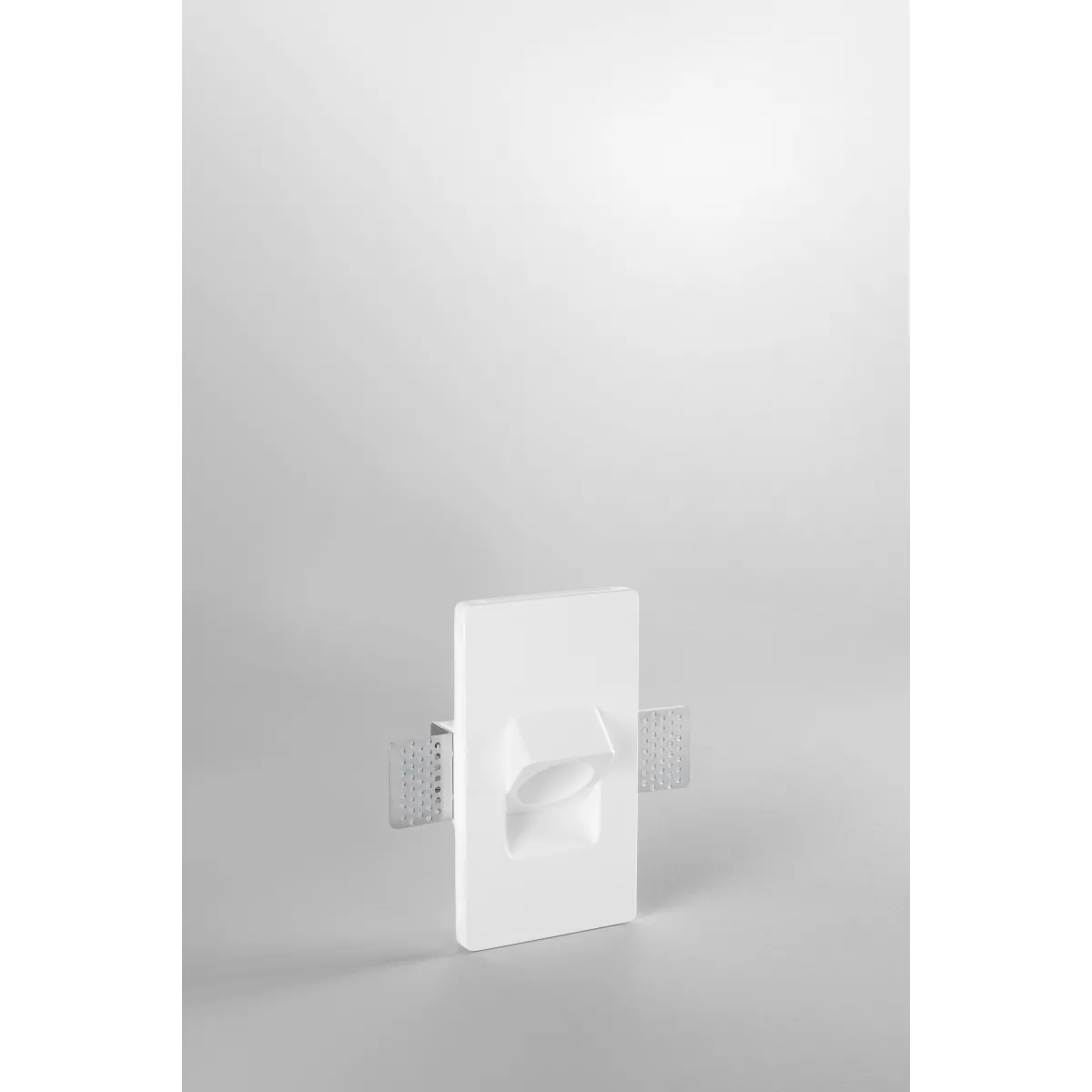 INCASSO ESTRO QUADRATO IN GESSO 1XMINI GU10 160X90X67MM