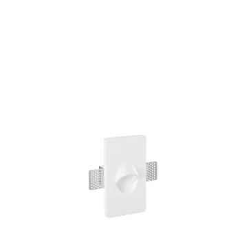 INCASSO ESTRO TONDO IN GESSO 1XMINI GU10 160X90X67MM