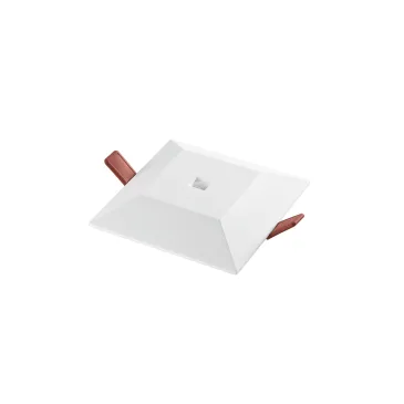 INCASSO LED HALL IN GESSO BIANCO QUADRATO 5W 530LM 4000K DR. INCL. 130X130MM