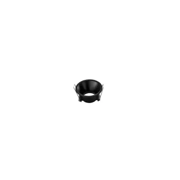 INCASSO OBON TONDO NERO IN ALLUMINIO IP65 66X35MM