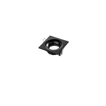 INCASSO REIKON QUADRATO NERO IN ALLUMINIO IP65 D85MM