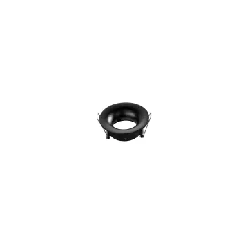 INCASSO REIKON TONDO NERO IN ALLUMINIO IP65 D85MM