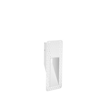 INCASSO YUREI BIANCO IN ACCIAIO E ALLUMINIO 238X91X61MM