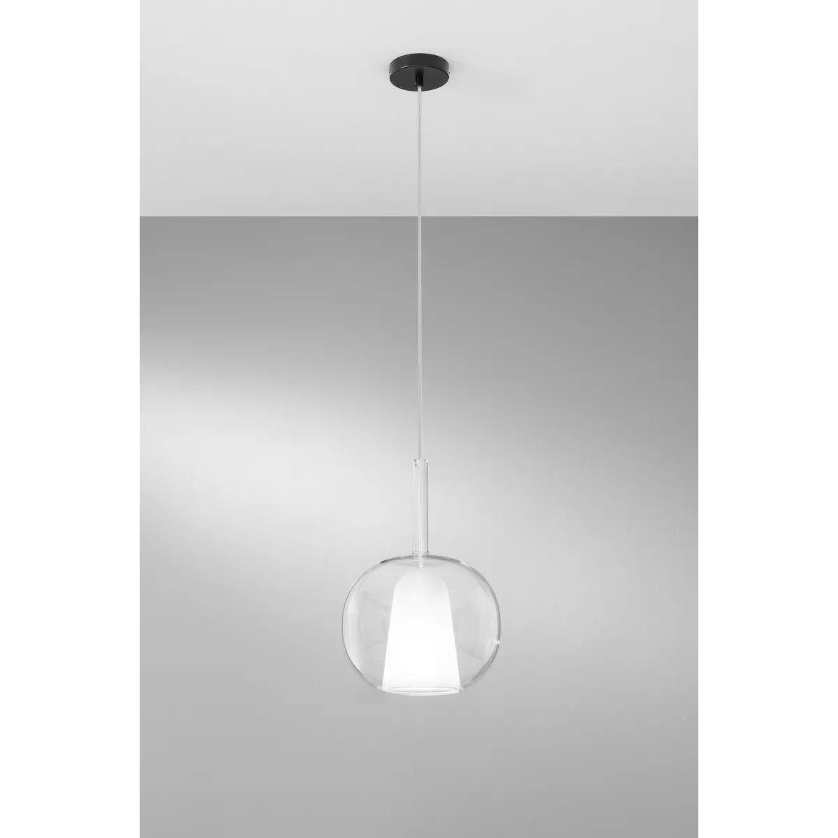 SUSPENSION EN VERRE PYREX TRANSPARENT 1XE27