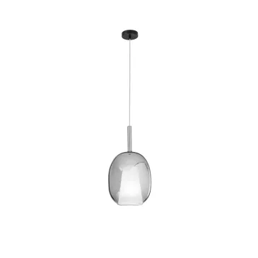 SUSPENSION EN VERRE PYREX GRIS 1XE27
