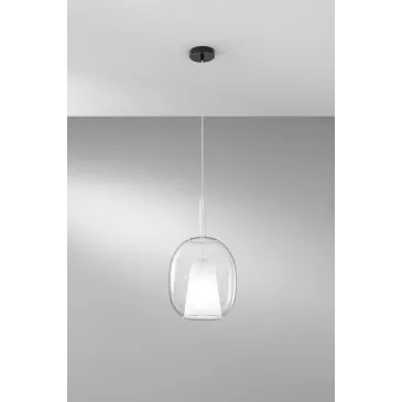 Suspension en verre Pyrex...
