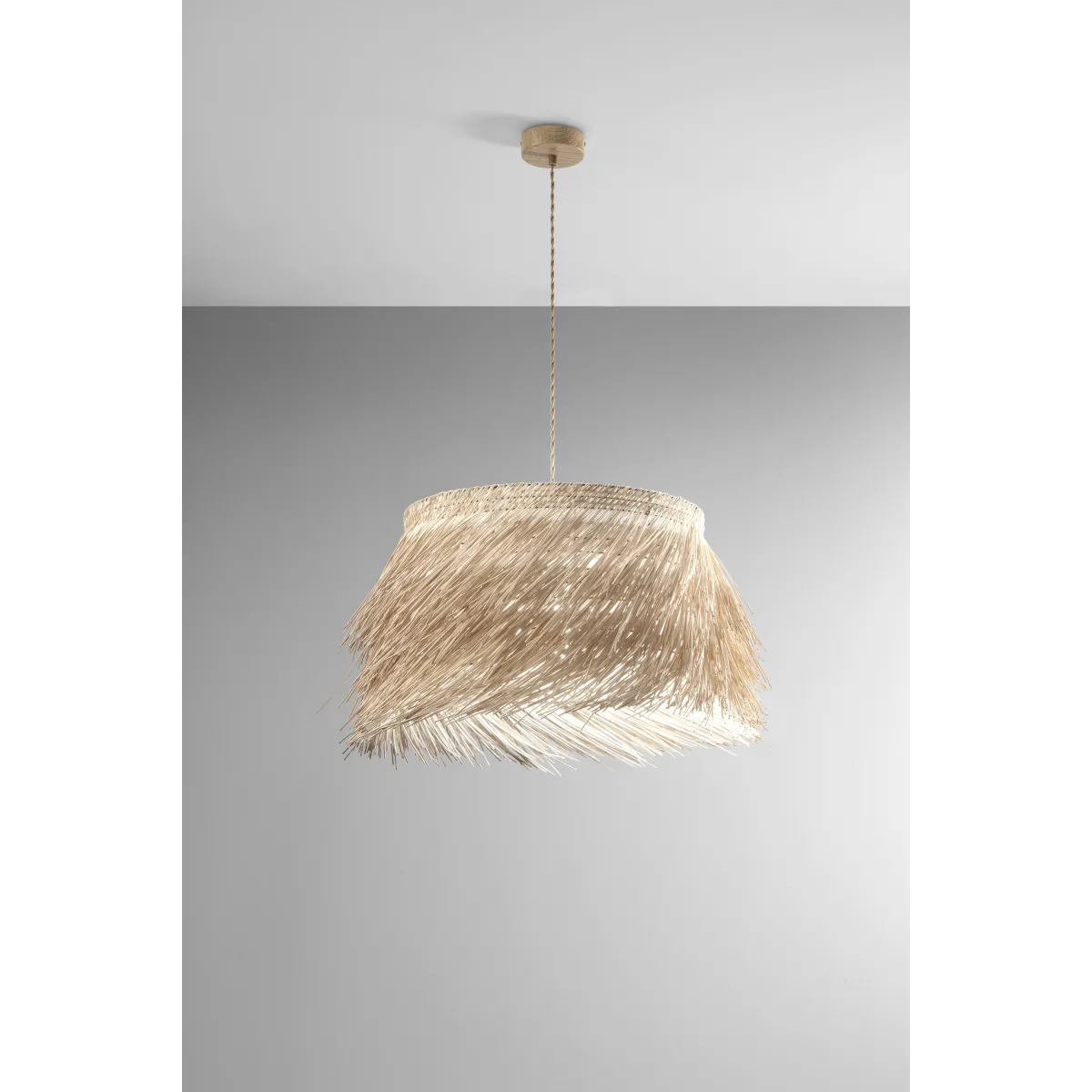 Suspension en rotin Samoa 1XE27 Max 60W IP20 60XH178CM