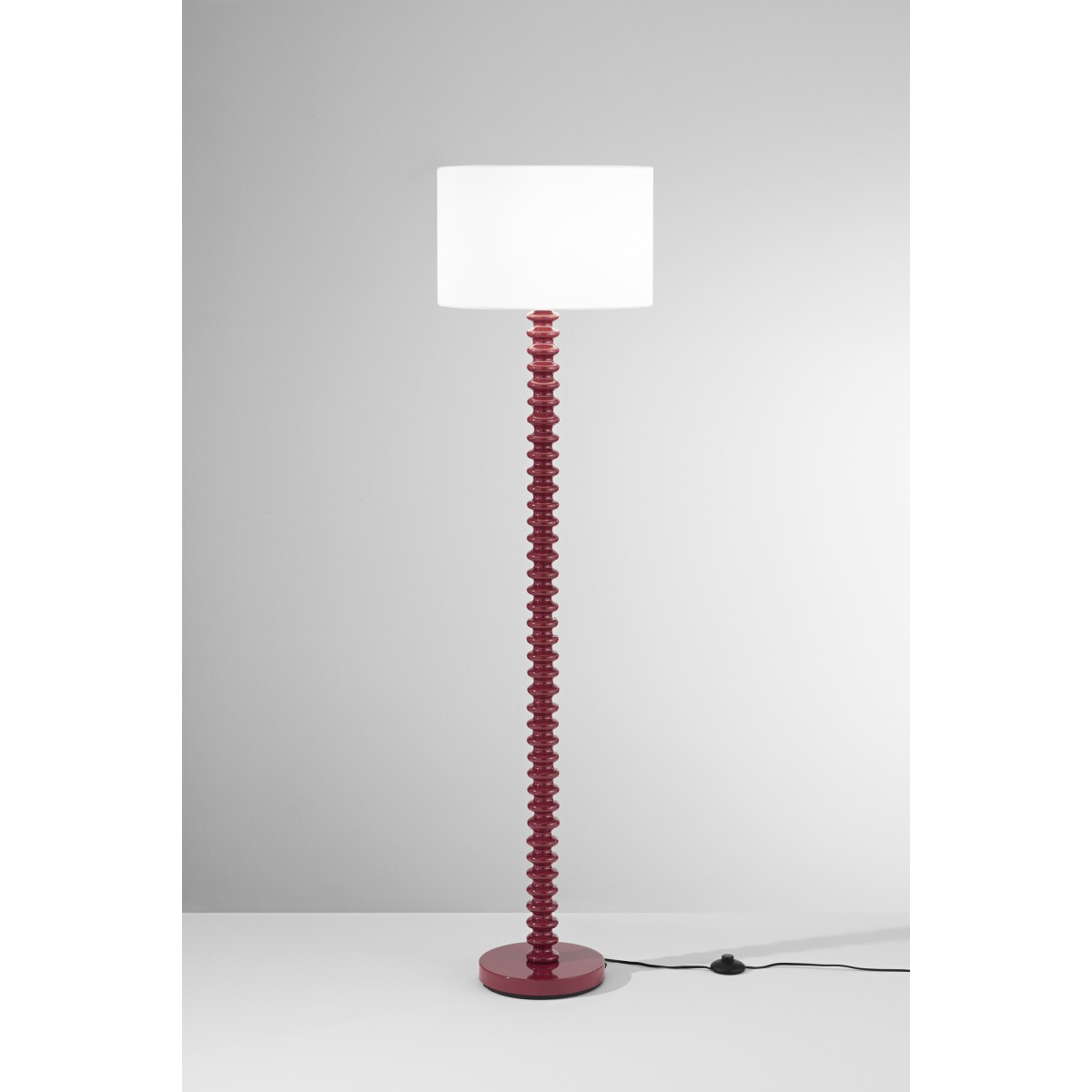 PIANTANA SULTAN ROSSA IN METALLO+VELLUTO 1XE27 15W, LAMP....