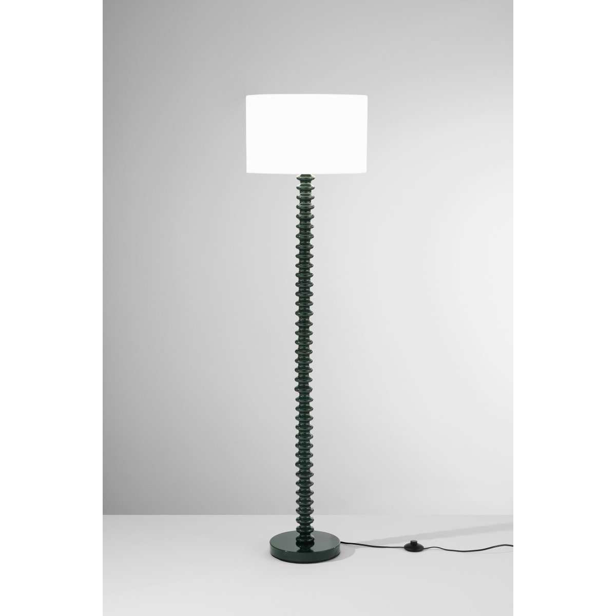 SULTAN GRÜNE STEHLAMPE AUS METALL + SAMT 1XE27 15W,...