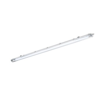 PLAFONDS ÉTANCHE À LED ATLANTIC SILVER 1XT8 AVEC ÉTANCHÉITÉ IP65, 150 CM