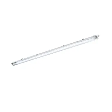 PLAFONDS ÉTANCHE À LED ATLANTIC SILVER 1XT8 AVEC ÉTANCHÉITÉ IP65, 150 CM