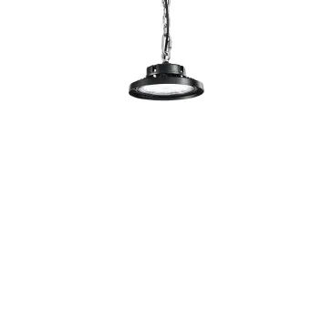 Plafonnier LED AVROCAR en aluminium noir 100 W 15 000 lm 4 000 K D235 mm