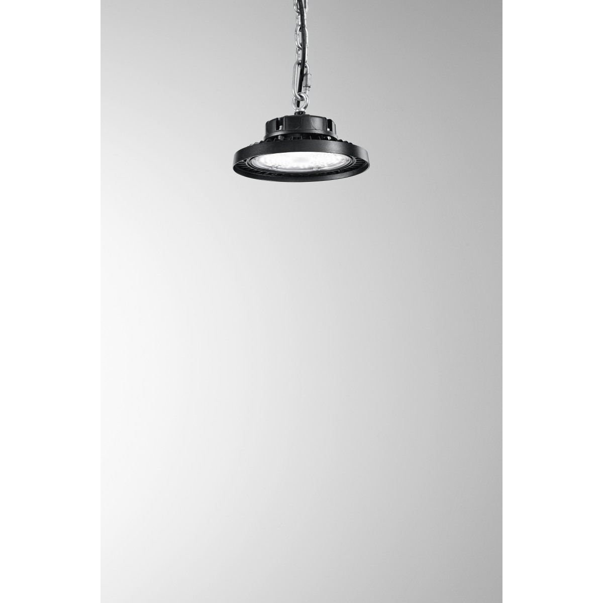 Plafonnier LED AVROCAR en aluminium noir 100 W 15 000 lm...
