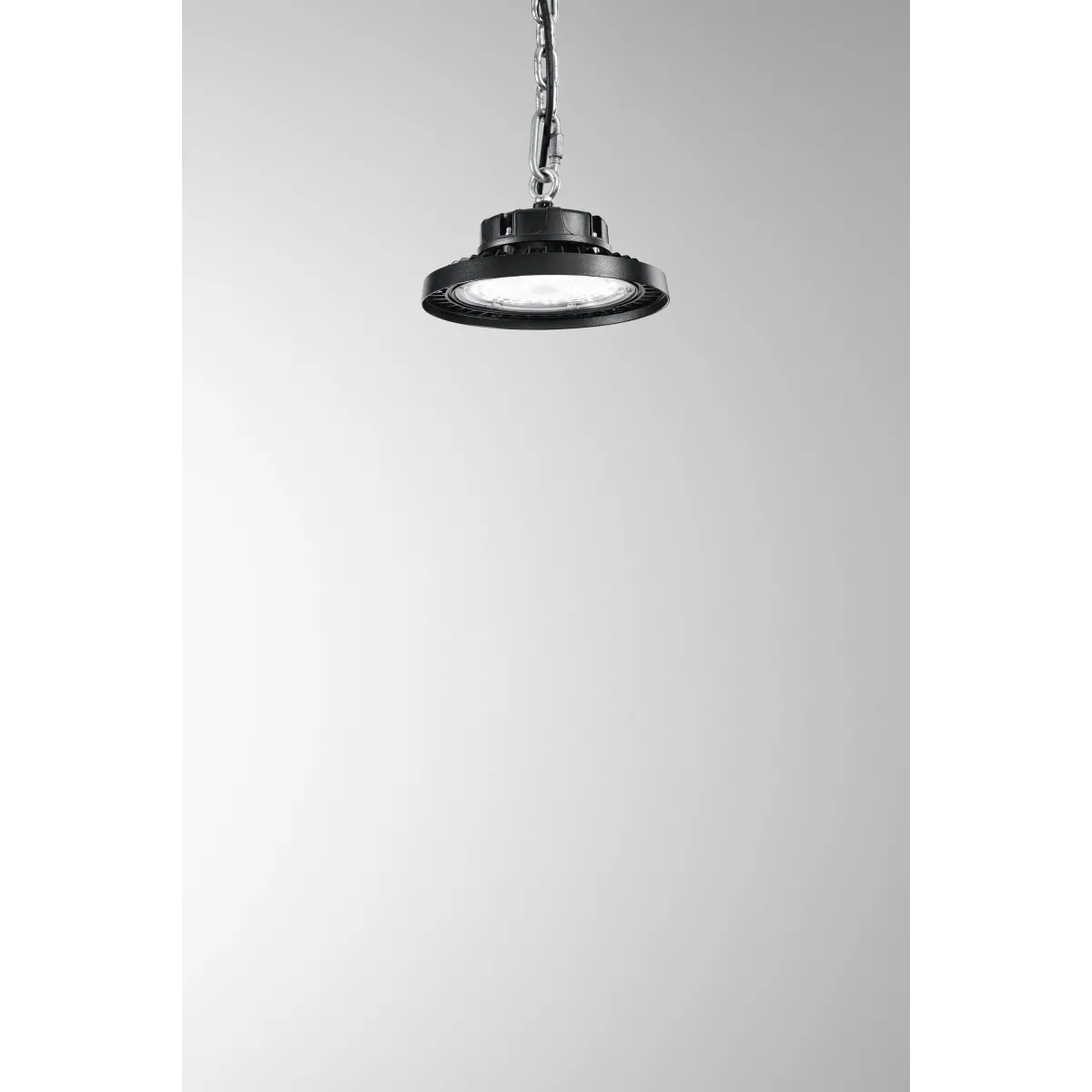 Plafonnier LED AVROCAR en aluminium noir 100 W 15 000 lm...