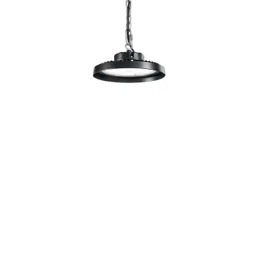 Plafonnier LED AVROCAR en aluminium noir 200 W 30 000 lm 4 000 K D305 mm