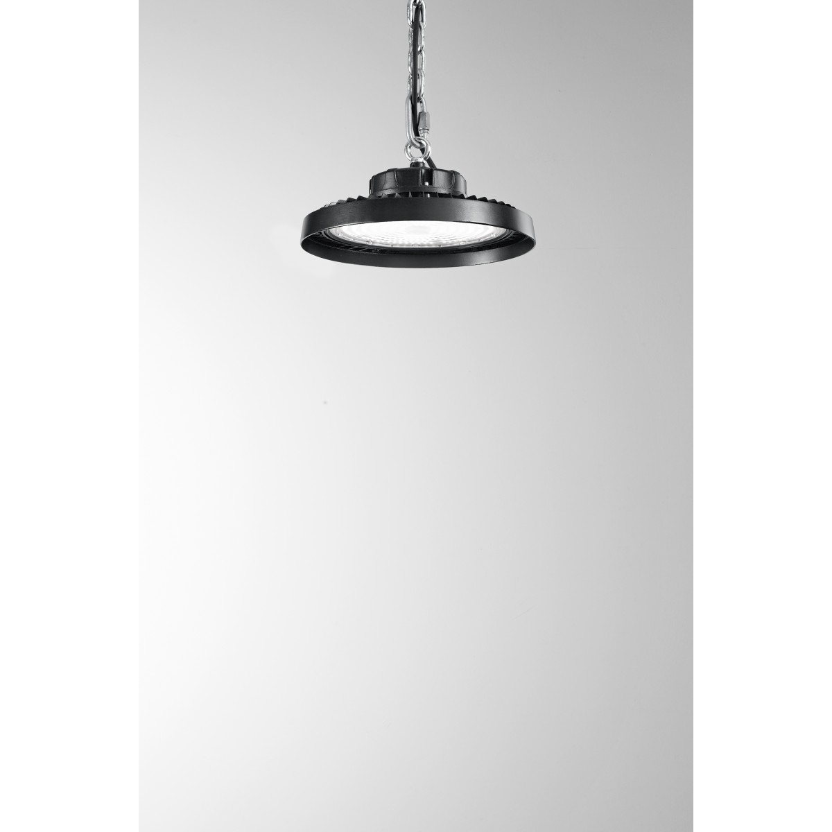 Plafonnier LED AVROCAR en aluminium noir 200 W 30 000 lm...