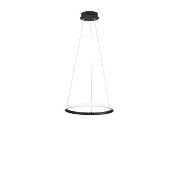 Suspension lumineuse LED noire AXIS 20W 2200LM CCT 40X150CM