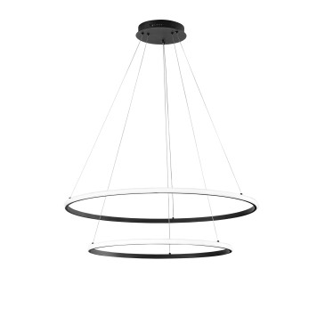 Suspension LED noire AXIS 70W 7700LM CCT 80/60X150CM