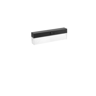 Applique murale rectangulaire LED GIZAH 500 lm 4000 K avec panneau solaire et capteur IP54