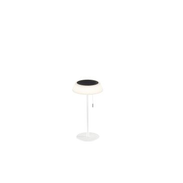 JIN Wiederaufladbare Solar-LED-Tischleuchte, weiß, 1,2 W Farbtemperatur, dimmbar, Schutzart IP54, 170 x 320 mm