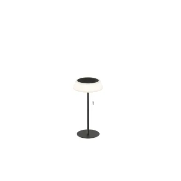 JIN BLACK Wiederaufladbare Solar-LED-Tischleuchte 1,2 W Farbtemperatur dimmbar IP54 D170 x H320 mm