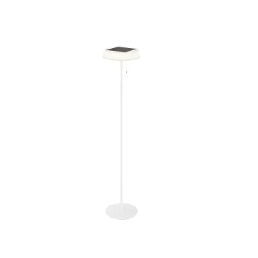 JIN Wiederaufladbare Solar-Stehleuchte, weiß, 2,6 W, Farbtemperatur, dimmbar, Schutzart IP54, Ø 300 x H 1500 mm