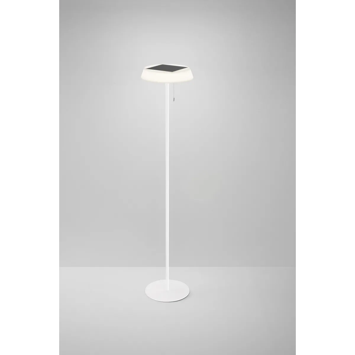 Lampadaire solaire rechargeable JIN, blanc, 2,6 W,...