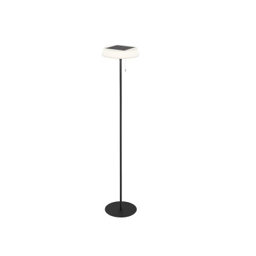 Lampadaire solaire LED rechargeable JIN BLACK 2,6 W, température de couleur variable, IP54, diamètre 300 x hauteur 1500 mm