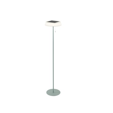 Lampadaire solaire rechargeable LED JIN vert 2,6 W, température de couleur réglable, IP54, diamètre 300 x hauteur 1500 mm