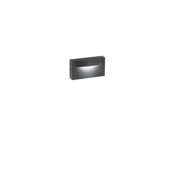 MOBULA ANTHRAZIT LED-WANDLEUCHTE AUS ALUMINIUM 8W 1100LM 3000K IP65 420X180X165MM