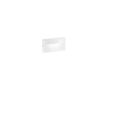 MOBULA LED-Wandleuchte, weiß, Aluminium, 8 W, 1100 lm, 3000 K, IP65, 420 x 180 x 165 mm