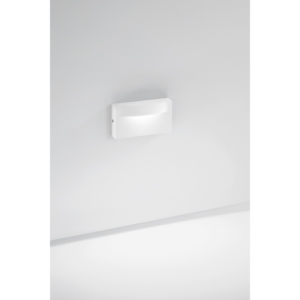 MOBULA LED-Wandleuchte, weiß, Aluminium, 8 W, 1100 lm,...