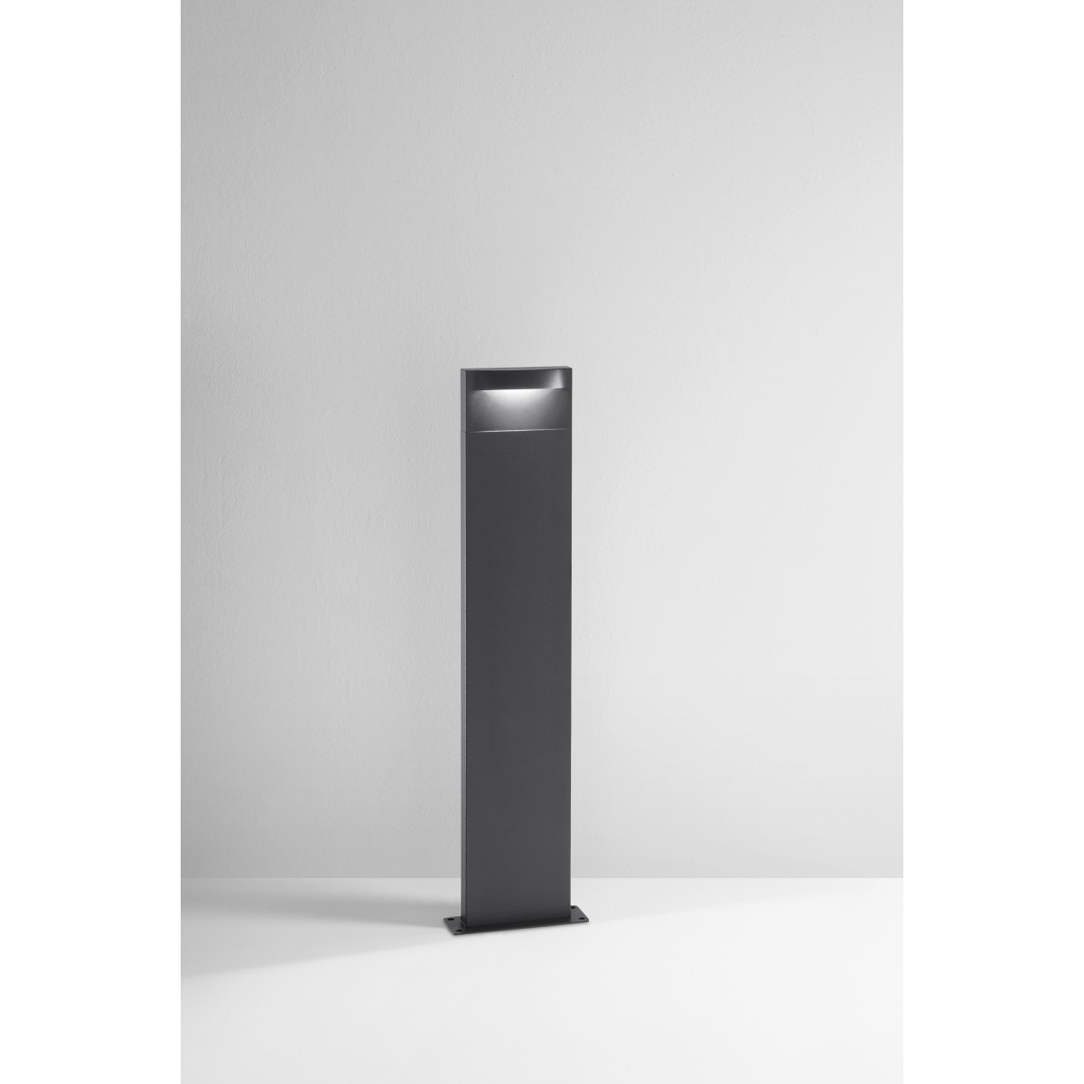 MOBULA LED-Pollerleuchte aus anthrazitfarbenem Aluminium,...