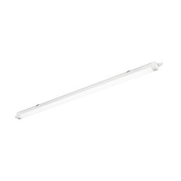 RUBIS Weiße wasserdichte LED-Deckenleuchte aus PC, 50 W, 6000 lm, Farbtemperatur 3000/4000/6500 K, Schutzart IP65, Abmessungen: 