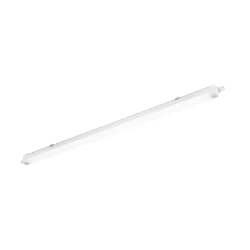 RUBIS Weiße wasserdichte LED-Deckenleuchte aus PC, 50 W, 6000 lm, Farbtemperatur 3000/4000/6500 K, Schutzart IP65, Abmessungen: 