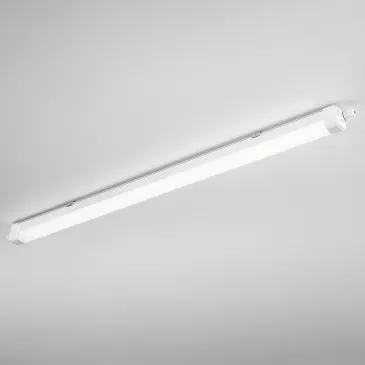 Plafonnier LED étanche RUBIS WHITE 36W 4320LM CCT 3000K/4000K/6500K IP65 avec détecteur 1200x58x62mm