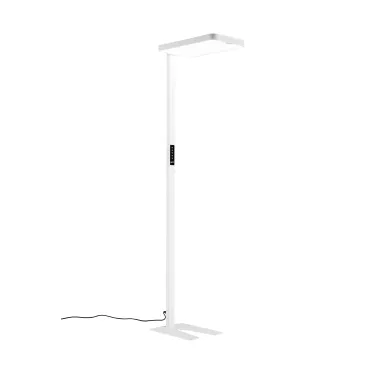 STEWART Weiße LED-Stehlampe mit Lichtsensor und Fernbedienung 100W IP20