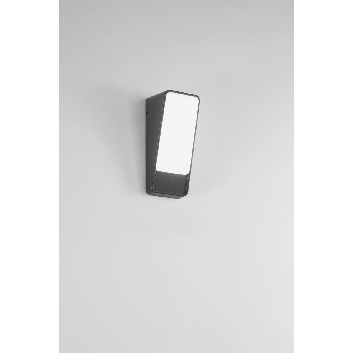 COUPE LED-Wandleuchte aus anthrazitfarbenem Aluminium, 14...
