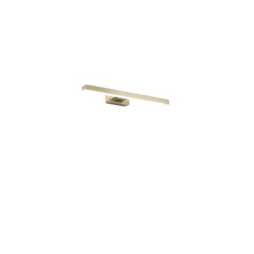 PLAFONIERA LED LANCER ORO SATIN. IN METALLO 10WDOB 400MM