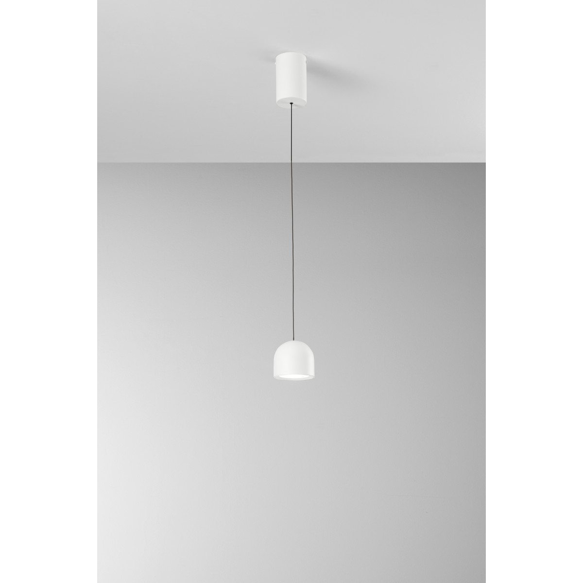 Suspension LED YOYO blanche en métal et acrylique 6W...