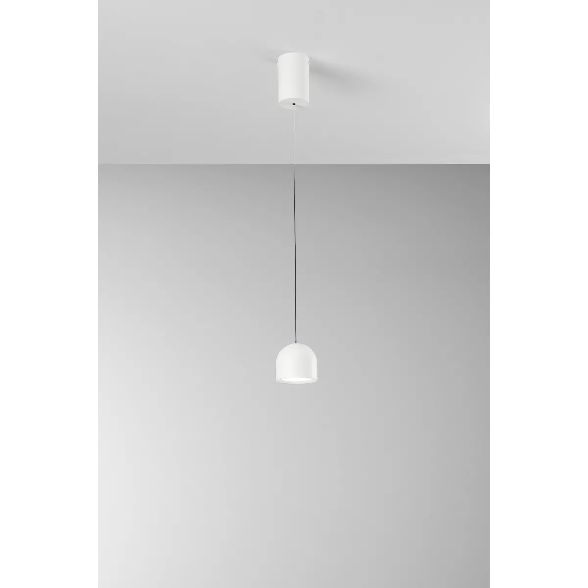 Suspension LED YOYO blanche en métal et acrylique 6W...