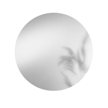 Miroir rond PURE, film anti-explosion, 100 cm
