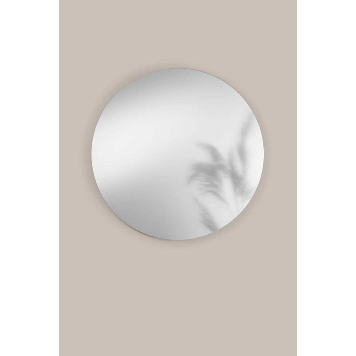 Specchio PURE tondo, pellicola antideflagrante, 100 cm