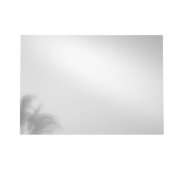 Miroir rectangulaire PURE, double installation, film anti-explosion, 100 x 70 cm