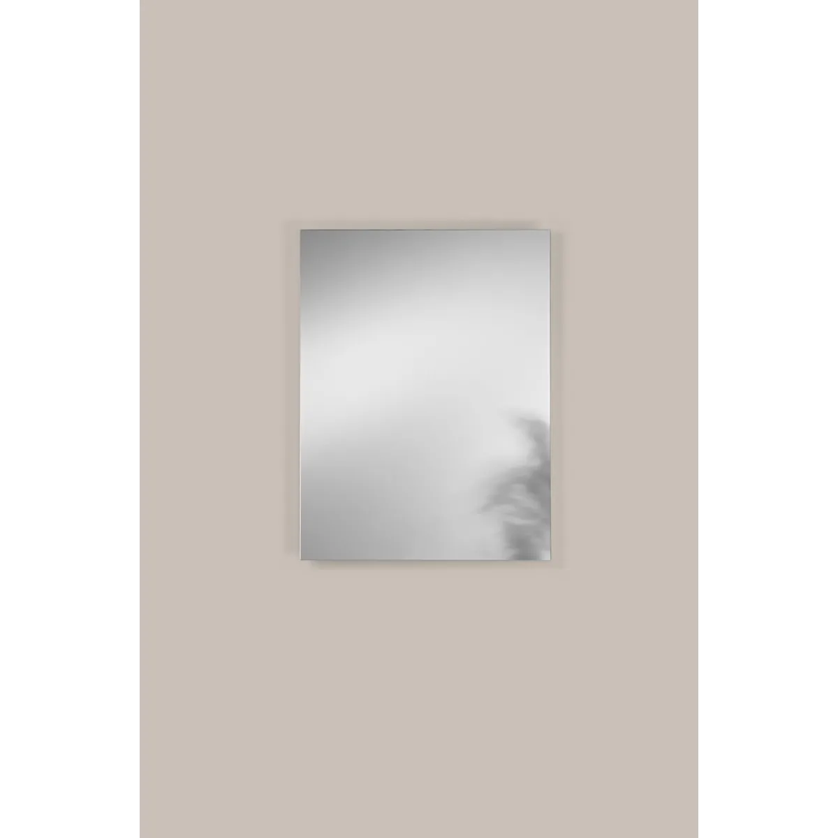 Specchio PURE rettangolare, doppia installazione, pellicola antideflagrante, 80 x 60 cm