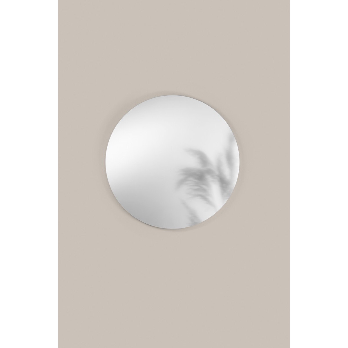 Miroir rond PURE, film anti-explosion, 80 cm