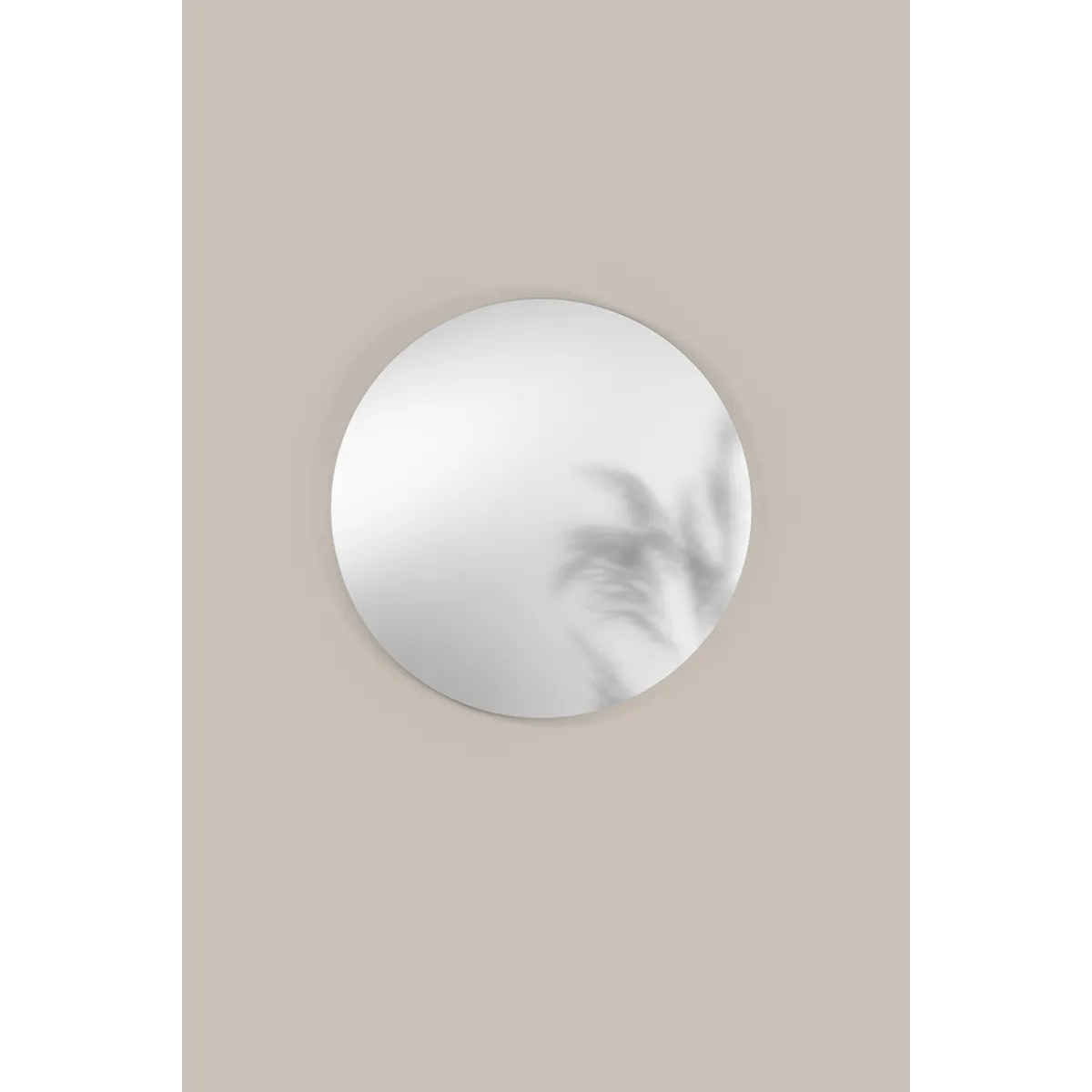 Specchio PURE tondo, pellicola antideflagrante, 80 cm