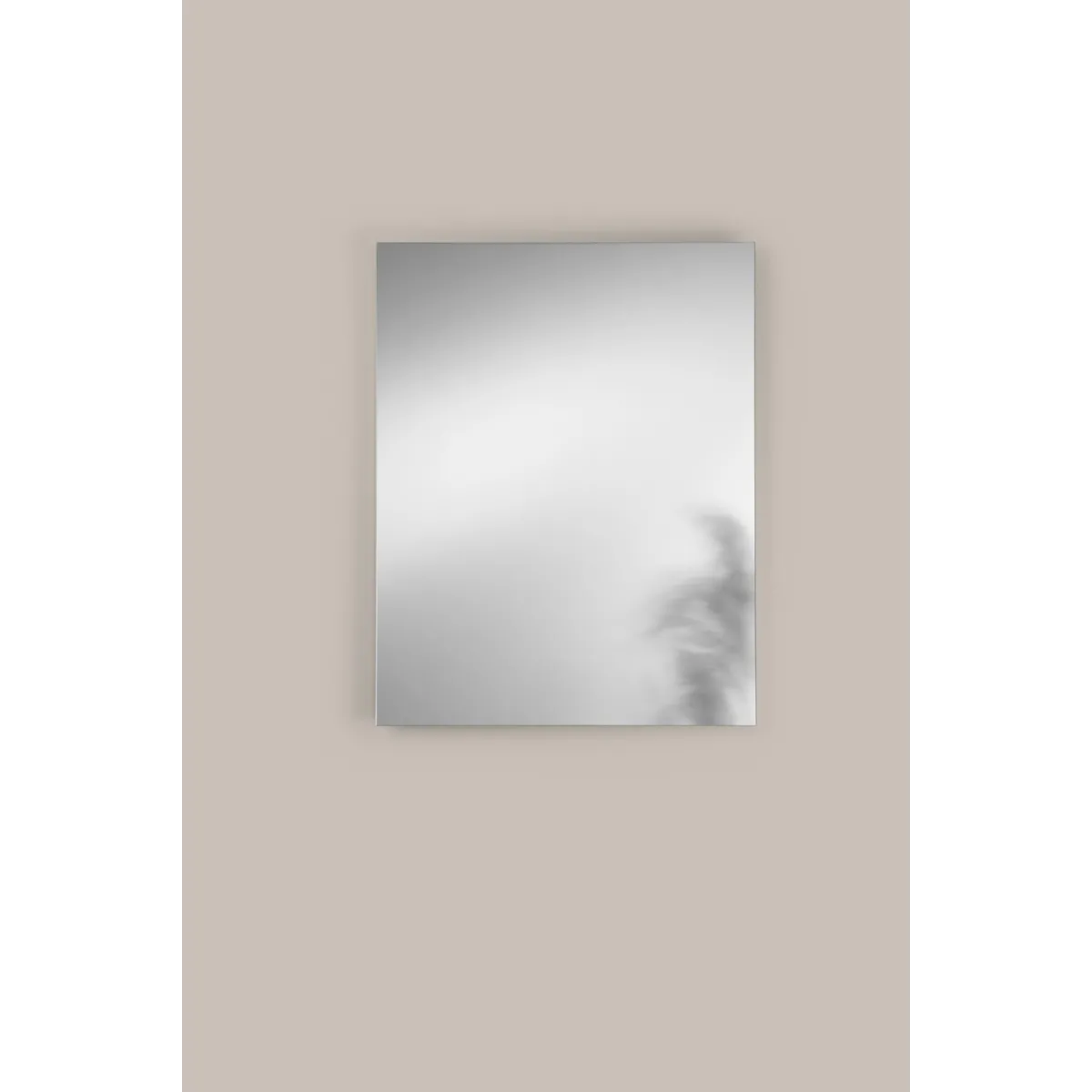 Specchio PURE rettangolare, doppia installazione, pellicola antideflagrante, 90 x 70 cm
