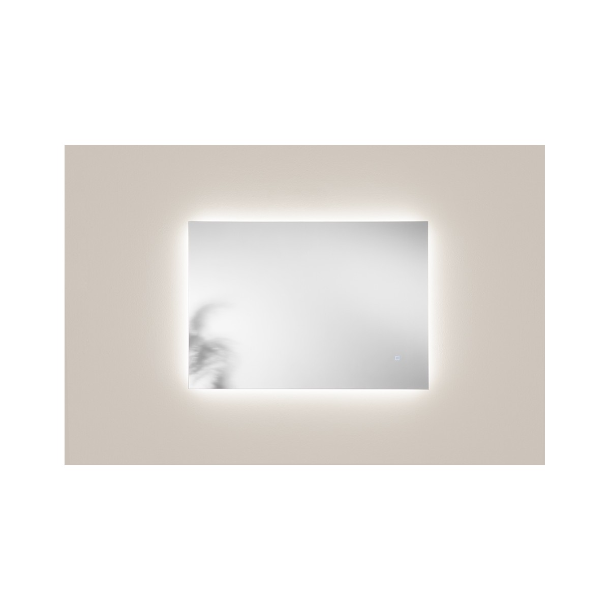 Specchio a led bagno 100x70 cm 3 colori touch pellicola...