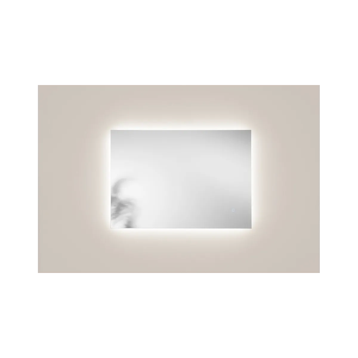 Specchio a led bagno 100x70 cm 3 colori touch pellicola antideflagrante - HALO